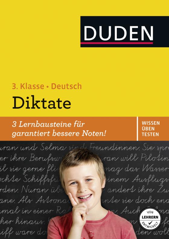 Cover-Bild Wissen – Üben – Testen: Deutsch – Diktate, 3. Klasse