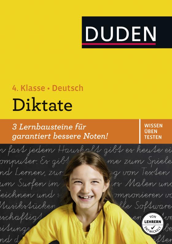 Cover-Bild Wissen – Üben – Testen: Deutsch – Diktate, 4. Klasse