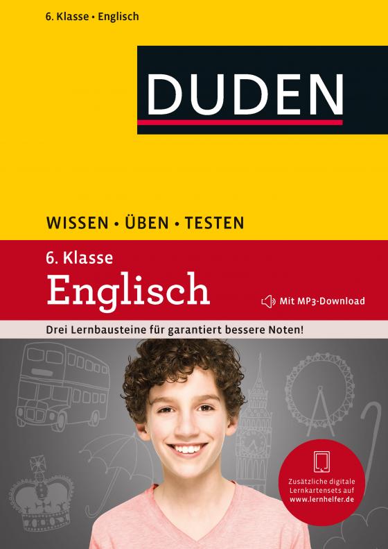 Cover-Bild Wissen – Üben – Testen: Englisch 6. Klasse