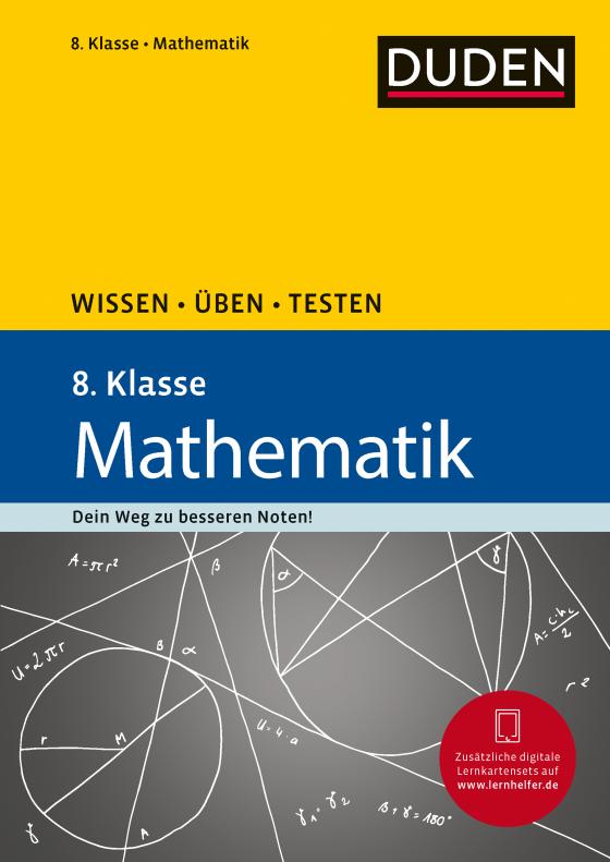 Cover-Bild Wissen – Üben – Testen: Mathematik 8. Klasse