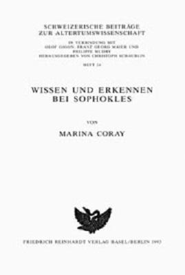 Cover-Bild Wissen und Erkennen bei Sophokles