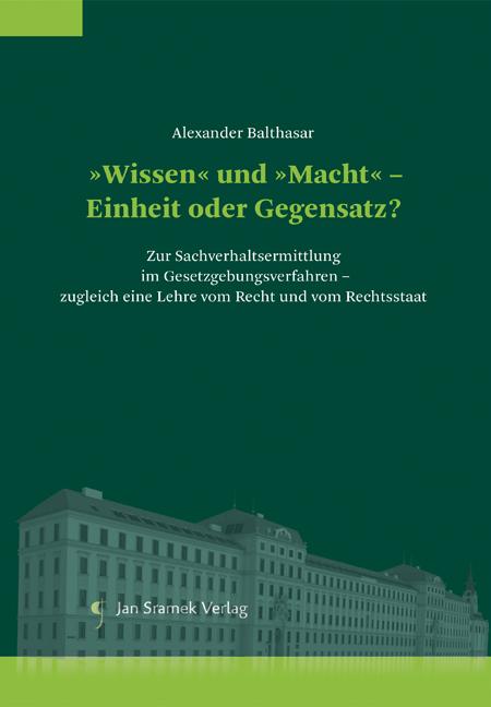 Cover-Bild »Wissen« und »Macht« – Einheit oder Gegensatz?