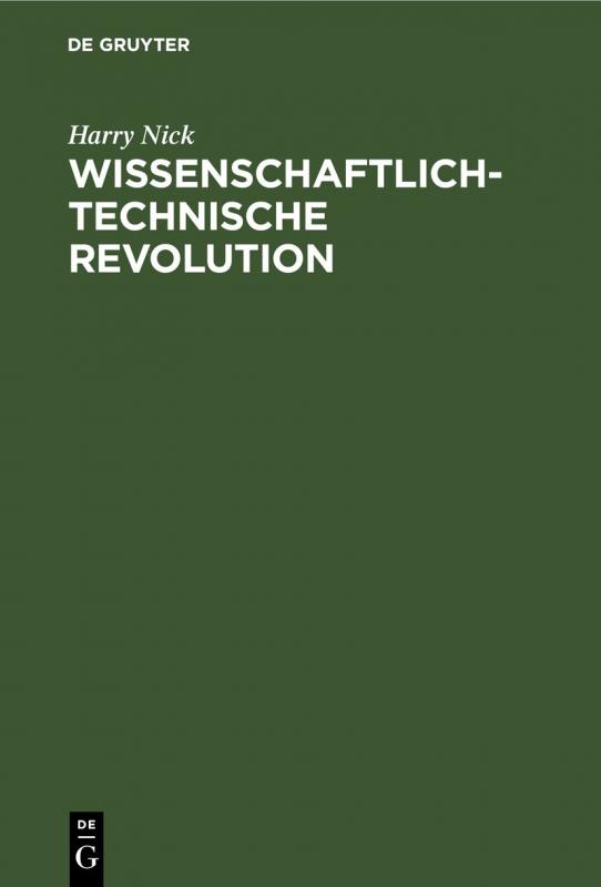 Cover-Bild Wissenschaftlich-technische Revolution