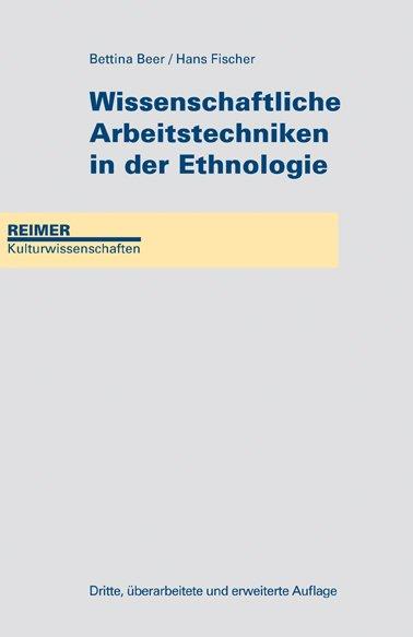 Cover-Bild Wissenschaftliche Arbeitstechniken in der Ethnologie