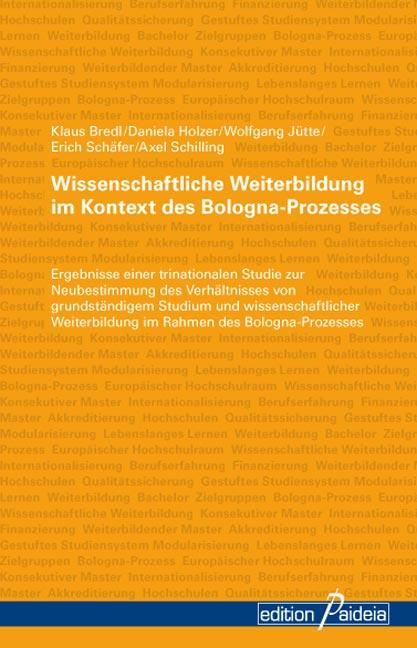 Cover-Bild Wissenschaftliche Weiterbildung im Kontext des Bologna-Prozesses