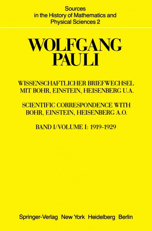 Cover-Bild Wissenschaftlicher Briefwechsel mit Bohr, Einstein, Heisenberg u.a.