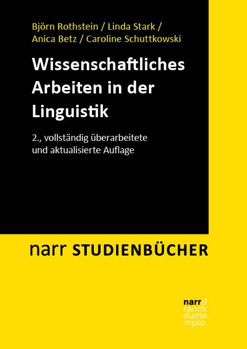Cover-Bild Wissenschaftliches Arbeiten in der Linguistik