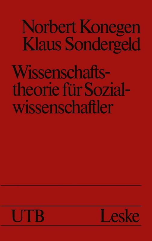 Cover-Bild Wissenschaftstheorie für Sozialwissenschaftler