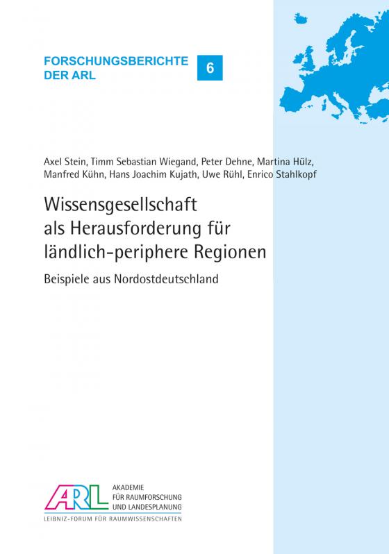 Cover-Bild Wissensgesellschaft als Herausforderung für ländlich-periphere Regionen