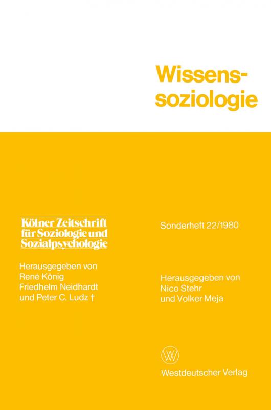 Cover-Bild Wissenssoziologie