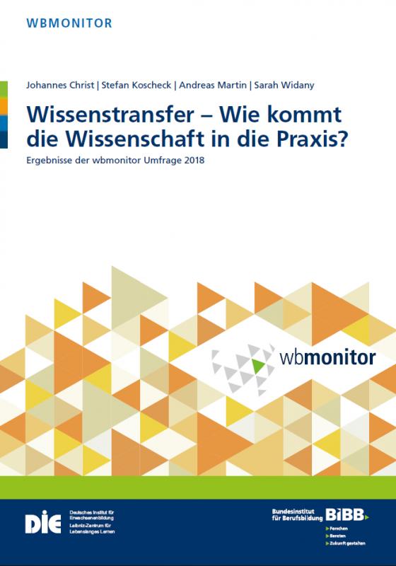 Cover-Bild Wissenstransfer - Wie kommt die Wissenschaft in die Praxis?