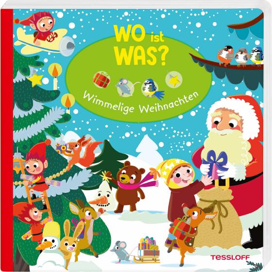 Cover-Bild WO ist WAS? Wimmelige Weihnachten. Pappebuch für Kinder ab 2 Jahren