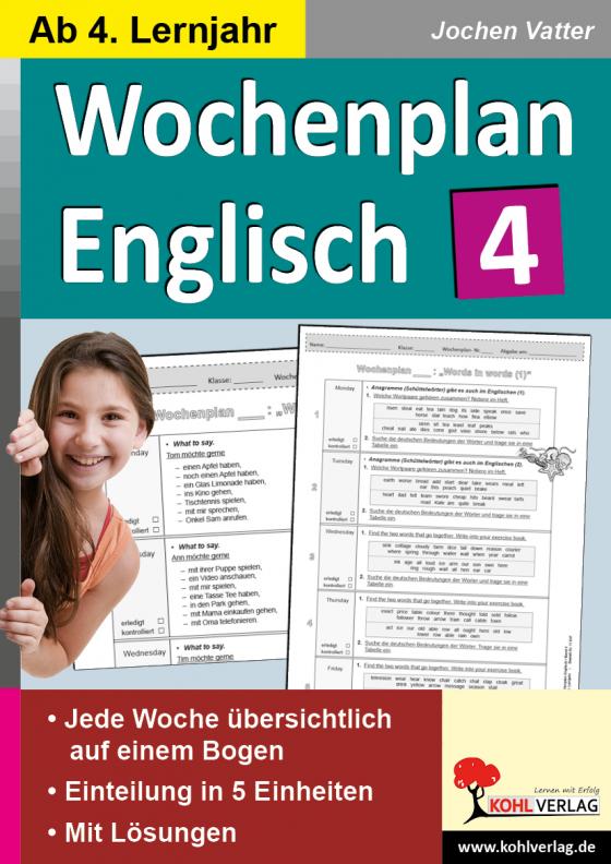 Cover-Bild Wochenplan Englisch 4