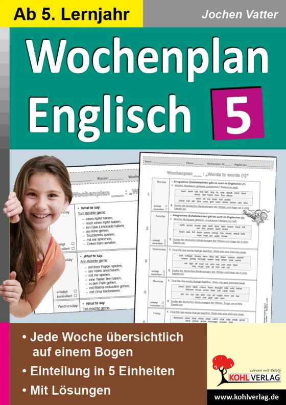 Cover-Bild Wochenplan Englisch 5