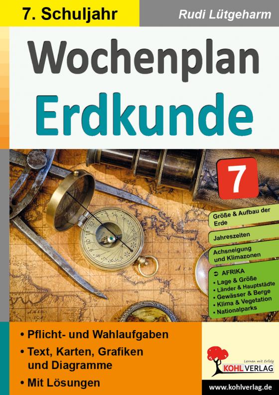 Cover-Bild Wochenplan Erdkunde / Klasse 7