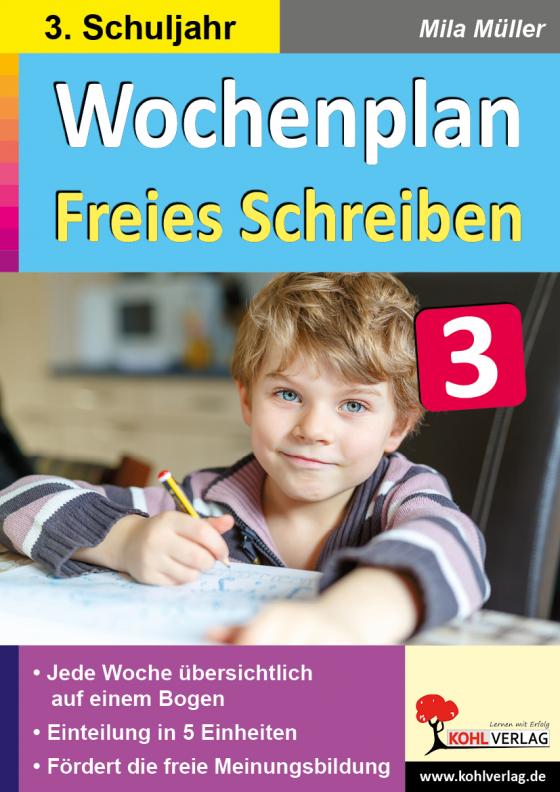 Cover-Bild Wochenplan Freies Schreiben / Klasse 3