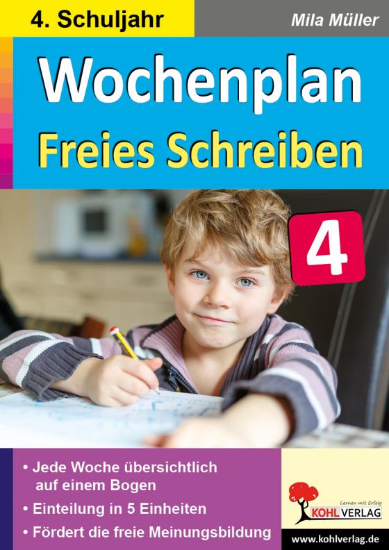 Cover-Bild Wochenplan Freies Schreiben / Klasse 4