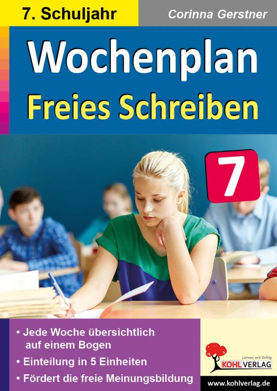 Cover-Bild Wochenplan Freies Schreiben / Klasse 7