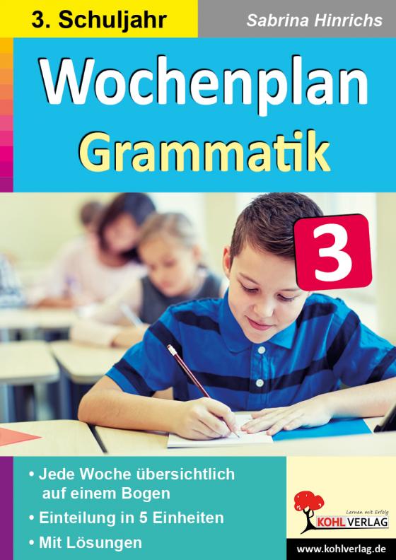 Cover-Bild Wochenplan Grammatik / Klasse 3