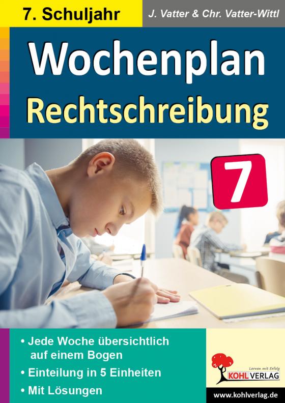 Cover-Bild Wochenplan Rechtschreibung / Klasse 7