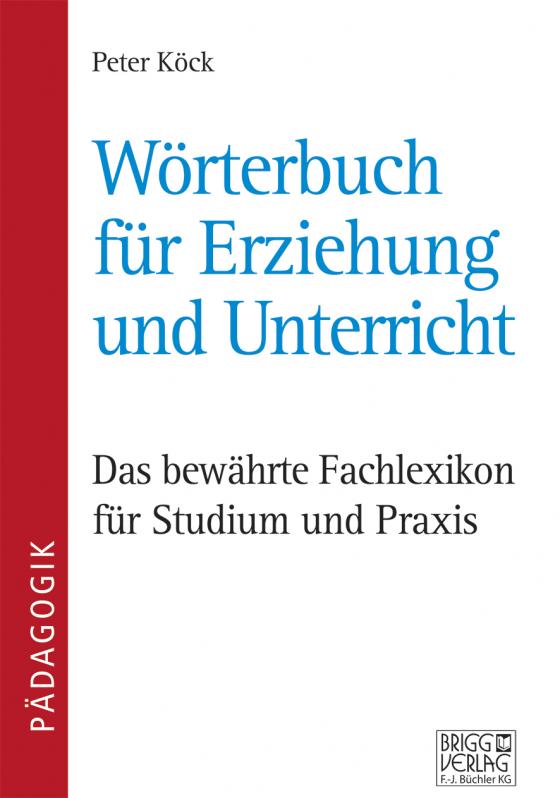 Cover-Bild Wörterbuch für Erziehung und Unterricht