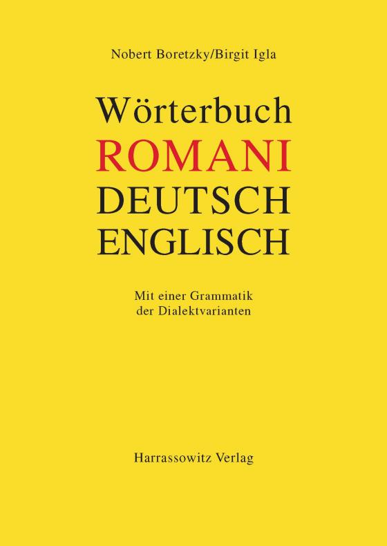 Cover-Bild Wörterbuch Romani - Deutsch - Englisch für den südosteuropäischen Raum