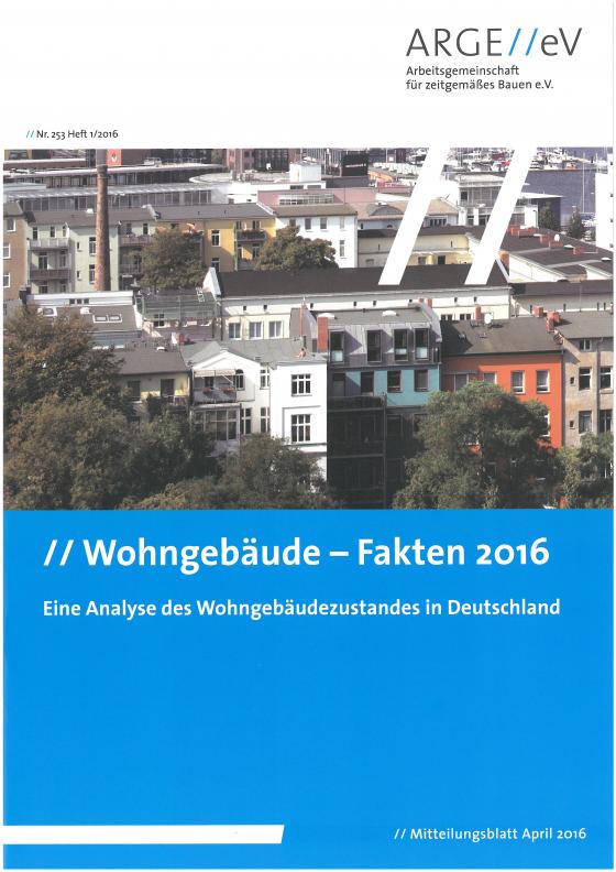 Cover-Bild Wohngebäude - Fakten 2016