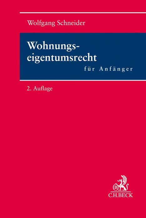 Cover-Bild Wohnungseigentumsrecht für Anfänger