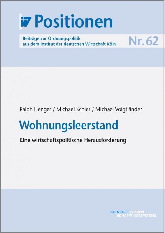 Cover-Bild Wohnungsleerstand