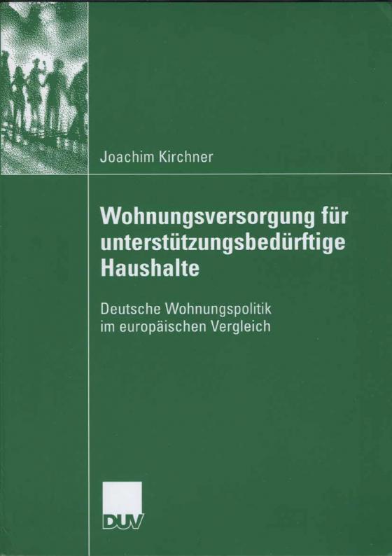 Cover-Bild Wohungsversorgung für unterstützungsbedürftige Haushalte