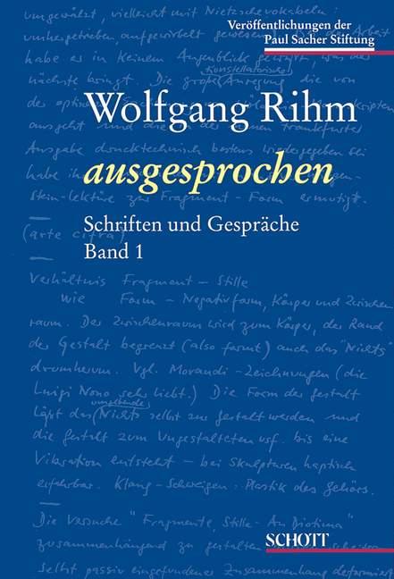 Cover-Bild Wolfgang Rihm ausgesprochen