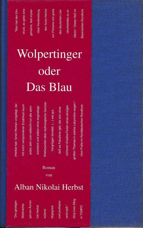 Cover-Bild Wolpertinger Oder Das Blau