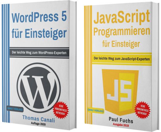 Cover-Bild WordPress 5 für Einsteiger +JavaScript Programmieren für Einsteiger (Taschenbuch)