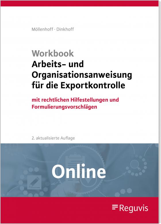 Cover-Bild Workbook Arbeits- und Organisationsanweisung für die Exportkontrolle (Online)