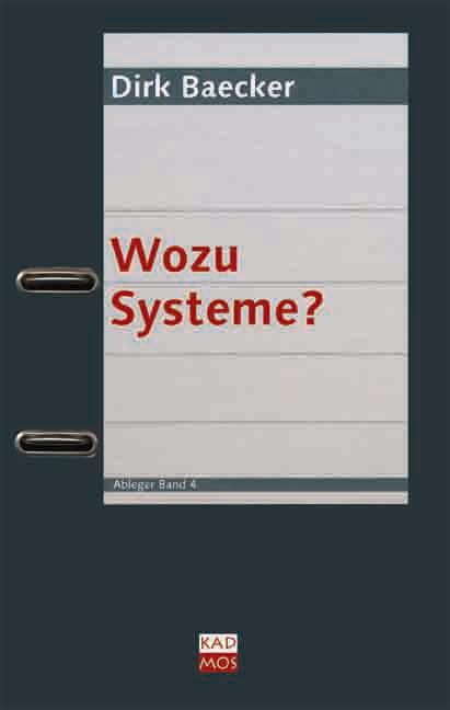 Cover-Bild Wozu Systeme?