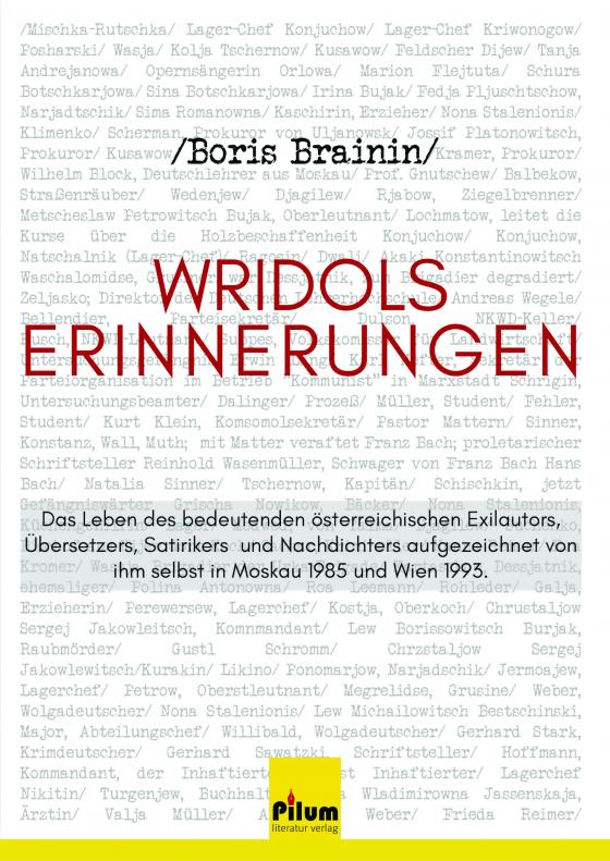 Cover-Bild Wridols Erinnerungen