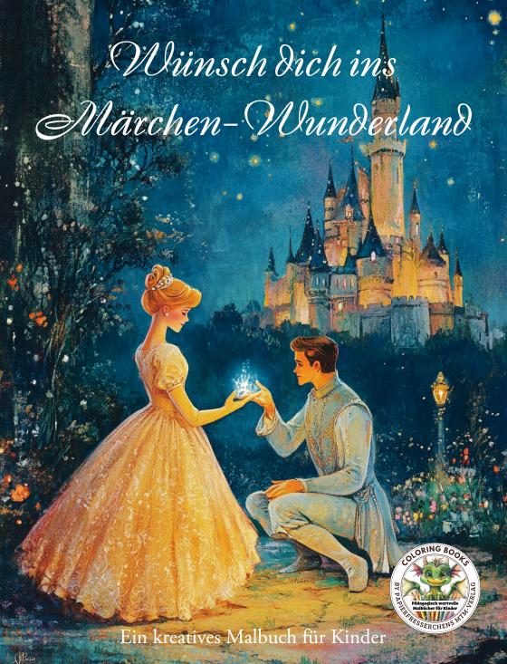 Cover-Bild Wünsch dich ins Märchen-Wunderland - Ein kreatives Malbuch für KInder