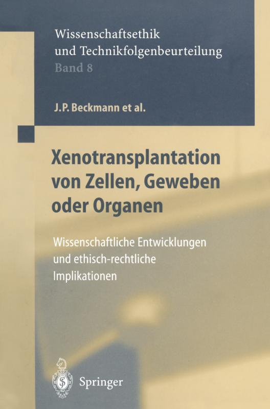 Cover-Bild Xenotransplantation von Zellen, Geweben oder Organen