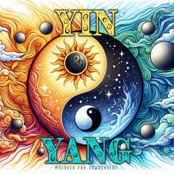 Cover-Bild Yin und Yang Malbuch für Erwachsene