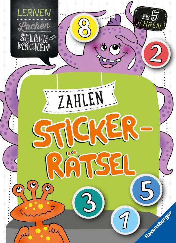 Cover-Bild Zahlen-Sticker-Rätsel ab 5 Jahren