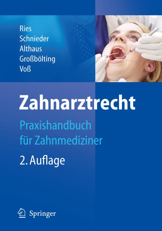 Cover-Bild Zahnarztrecht