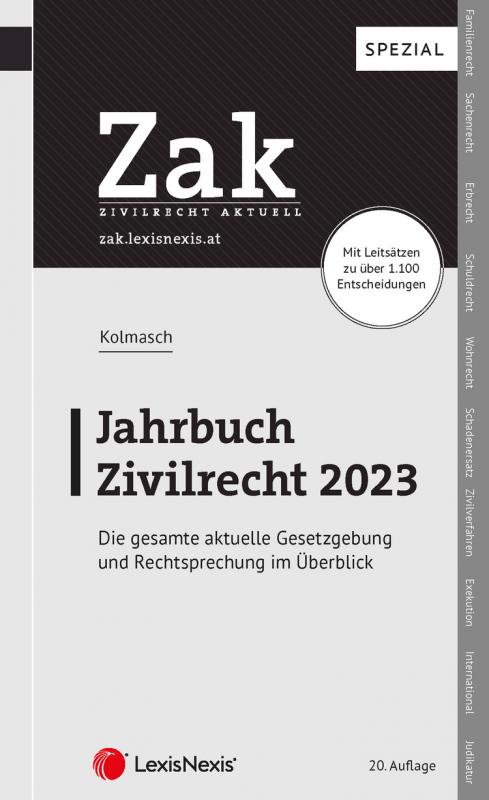 Cover-Bild Zak Jahrbuch Zivilrecht 2023