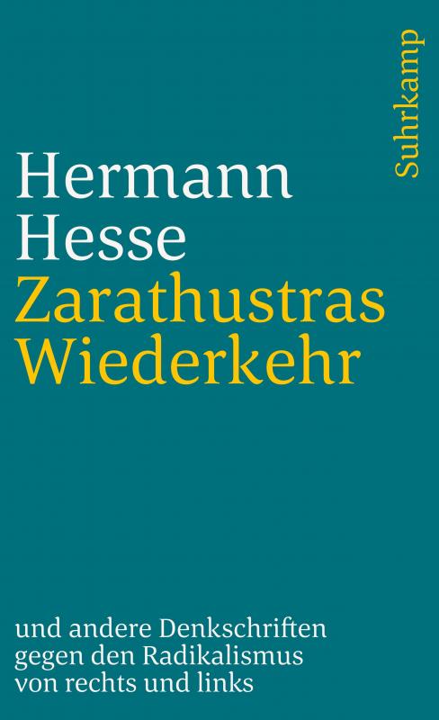 Cover-Bild Zarathustras Wiederkehr