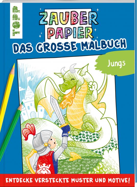 Cover-Bild Zauberpapier - Das große Malbuch - Jungs