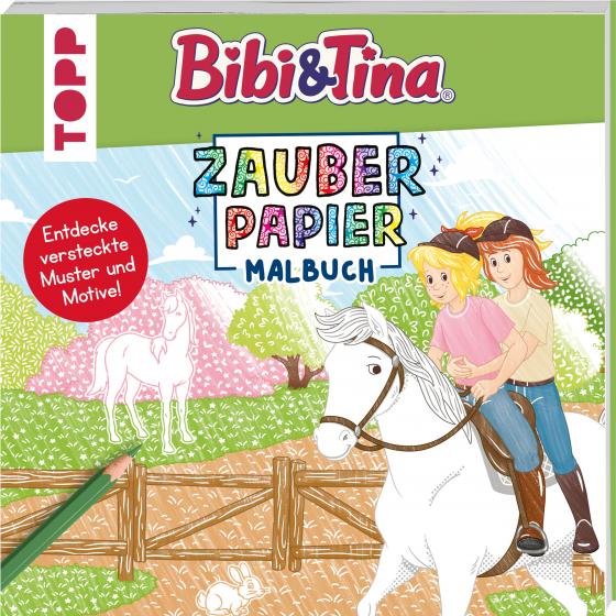 Cover-Bild Zauberpapier Malbuch Bibi & Tina