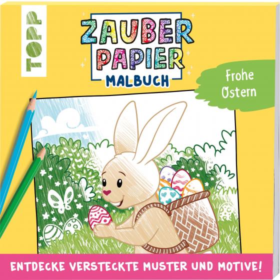 Cover-Bild Zauberpapier Malbuch Frohe Ostern