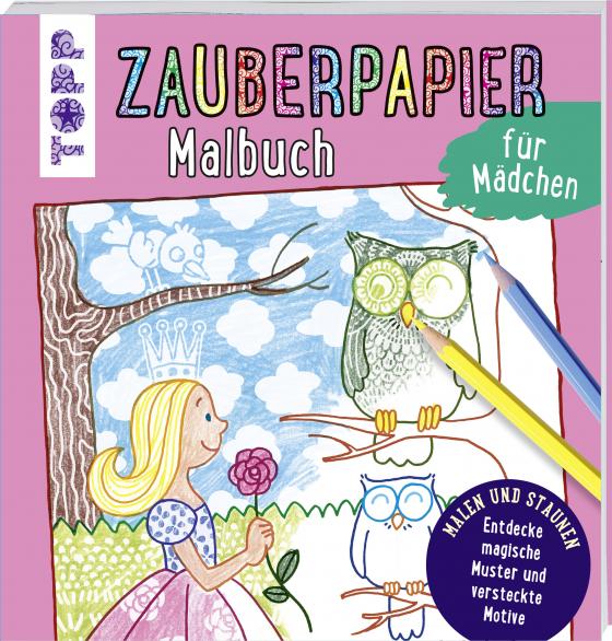 Cover-Bild Zauberpapier Malbuch für Mädchen