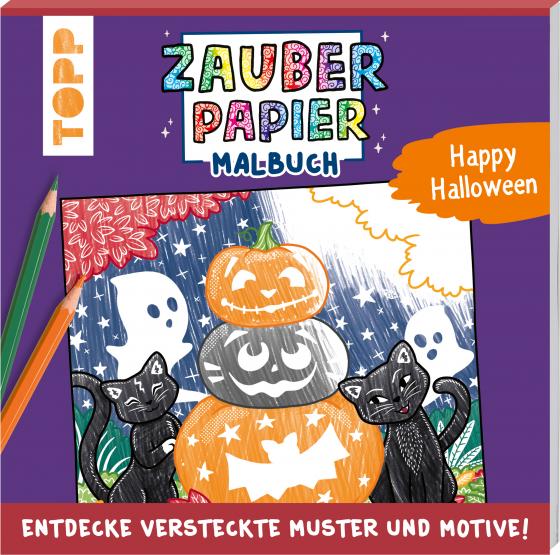 Cover-Bild Zauberpapier Malbuch Happy Halloween