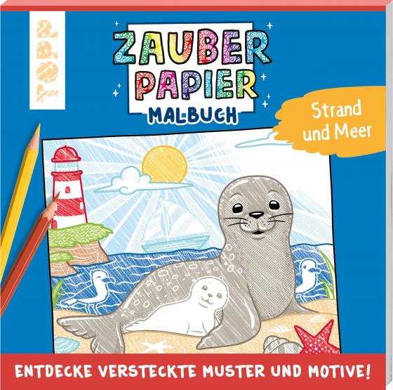 Cover-Bild Zauberpapier Malbuch Strand und Meer