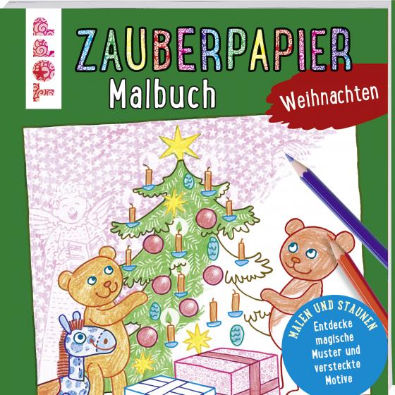 Cover-Bild Zauberpapier Malbuch Weihnachten